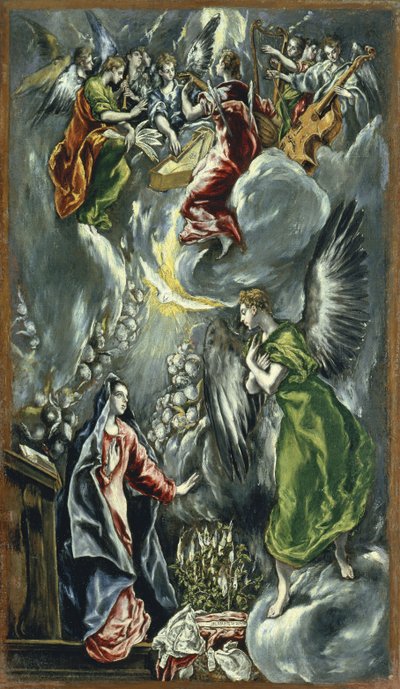 Angyali üdvözlet, 1596-1600 körül alkotó: El Greco