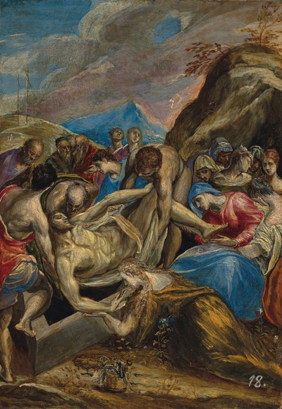Krisztus temetése alkotó: El Greco