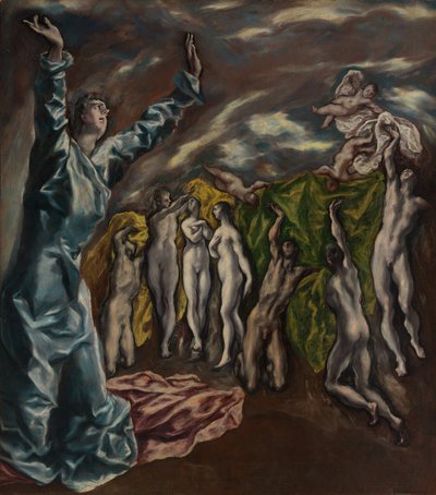 Szent János látomása, kb. 1608-14. alkotó: El Greco