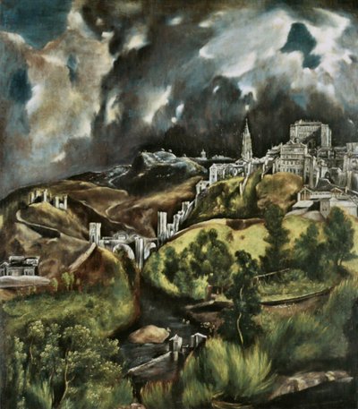 Toledo látképe alkotó: El Greco