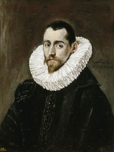 Fiatal úriember alkotó: El Greco