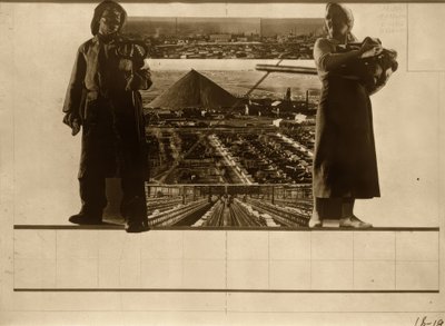 Gyárak, gyárak, gödrök, bányák alkotó: Eliezer Markowich Lissitzky