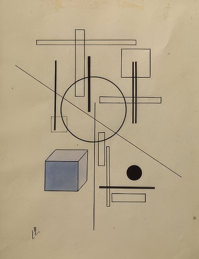 Összetétel. 1920 alkotó: Eliezer Markowich Lissitzky