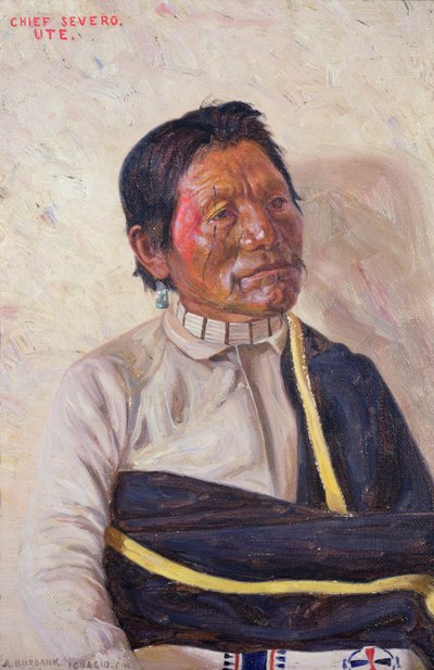 Chief Severo (olaj, vászon) alkotó: Elbridge Ayer Burbank