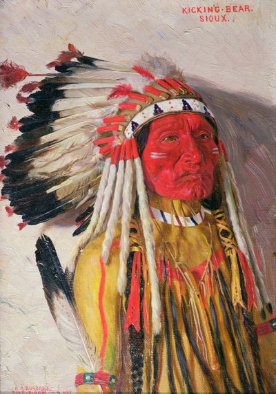 Kicking Bear alkotó: Elbridge Ayer Burbank