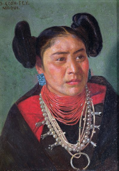 O-koon-sey (olaj, fapanel) alkotó: Elbridge Ayer Burbank
