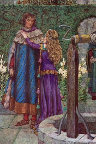 Elaine (színes litó) alkotó: Eleanor Fortescue Brickdale