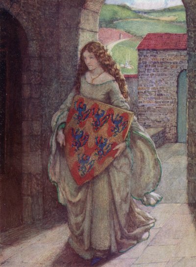 Elaine (színes litó) alkotó: Eleanor Fortescue Brickdale