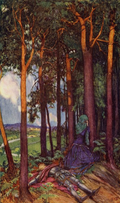 Enid (színes litó) alkotó: Eleanor Fortescue Brickdale