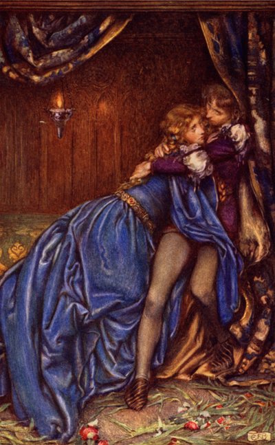 Guinevere (színes litó) alkotó: Eleanor Fortescue Brickdale