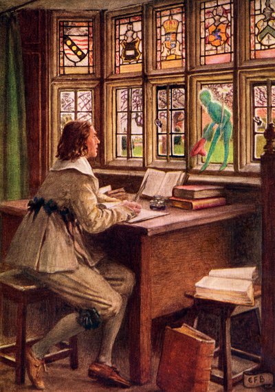 Illusztráció Shakespeare Madrigál című verséhez, a „Palgrave dalok és szövegek aranykincse” című könyvéből, 1919-ben megjelent (színes litó) alkotó: Eleanor Fortescue Brickdale