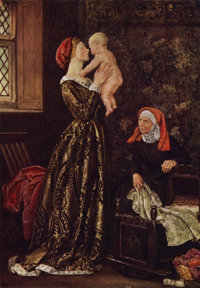 Nem növekszik, mint egy fa, ömlesztve jobbá teszi az embert (színes litho) alkotó: Eleanor Fortescue Brickdale
