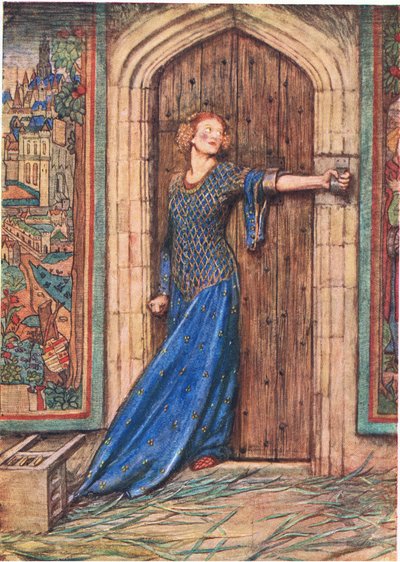 Kate Barless: The Kings Tragedy: És nem volt rúd, csak a karomon (litho) alkotó: Eleanor Fortescue Brickdale