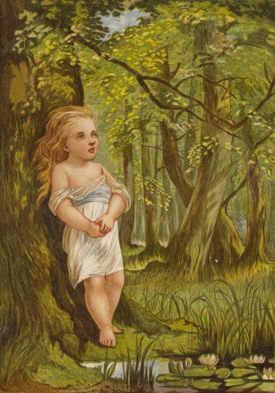 Sokáig ingadoztak a gondolatai (színes litó) alkotó: Eleanor Fortescue Brickdale