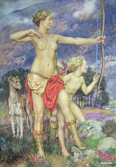 A nyíl (akvarell papíron) alkotó: Eleanor Fortescue Brickdale