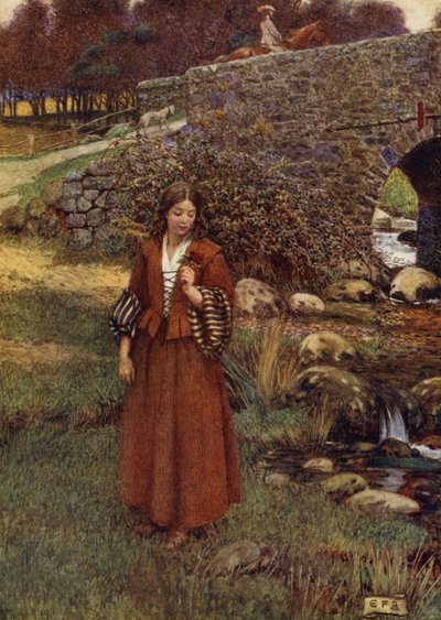 Islington végrehajtó lánya (színes litó) alkotó: Eleanor Fortescue Brickdale