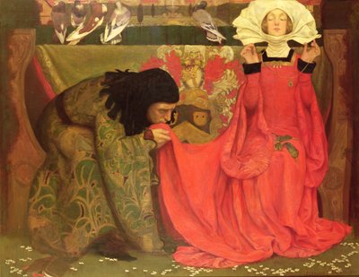 Az igaz szerelem sápadt arcszíne alkotó: Eleanor Fortescue Brickdale