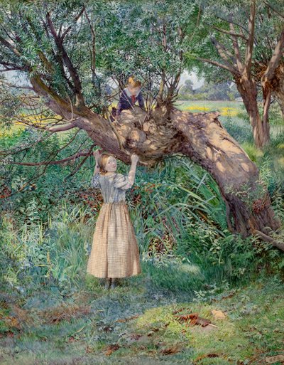 A csellengők (akvarell) alkotó: Eleanor Fortescue-Brickdale