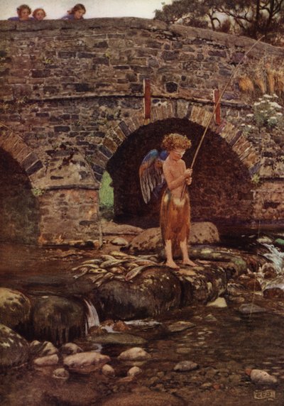 Bár gyerek és vak (színes litó) alkotó: Eleanor Fortescue Brickdale