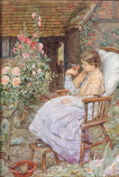 Mert mi a madarak hangja, Ay, és az állatoké, – de alkotó: Eleanor Fortescue Brickdale
