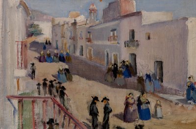 Utcai jelenet alkotó: Eleanor Harris