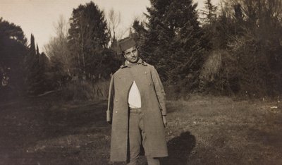 Album az első világháborúról Friuli-Venezia Giuliában: egy osztrák fogolykadét portréja a Villa Brazzàban, ahol a Soleschiano Manzano-i hadikórház 17-e található (f/w fotó) alkotó: Elena Bianconcini