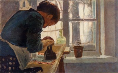 „A mosónő”, 19. század vége, 1965. alkotó: Elena Dmitrievna Polenova