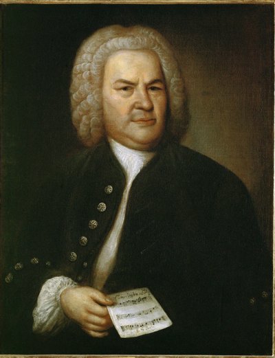 Johann Sebastian Bach, német zeneszerző (olaj, vászon) alkotó: Elias Gottleib Haussmann