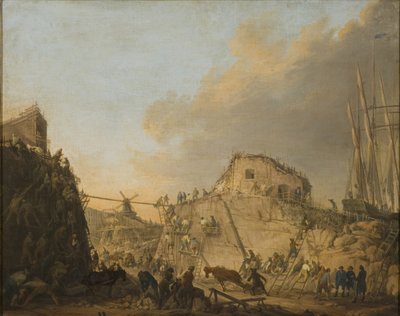 A Sveaborg-i kikötő alkotó: Elias Martin