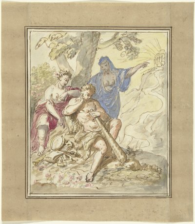 Herkules az útkereszteződésben alkotó: Elias van Nijmegen