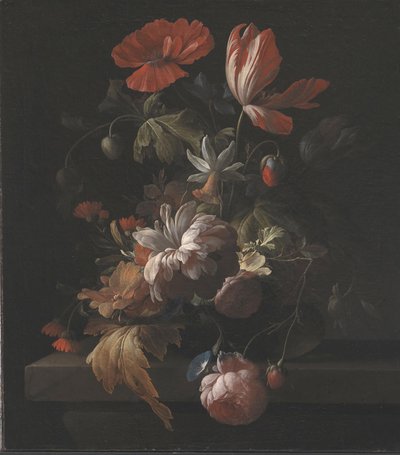Virágok egy tálban alkotó: Elias van den Broeck