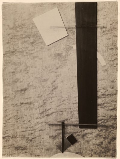 Proun in Material alkotó: Eliezer Markowich Lissitzky