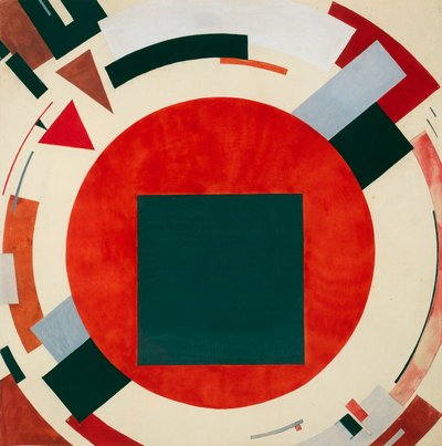 Proun, 1922 körül, El Lissitzky (1890-1941) alkotó: Eliezer Markowich Lissitzky