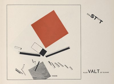 Két négyzetről, 1922. alkotó: Eliezer Markowich Lissitzky