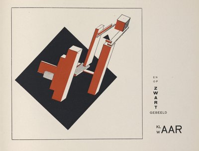 Két négyzetről, 1922. alkotó: Eliezer Markowich Lissitzky
