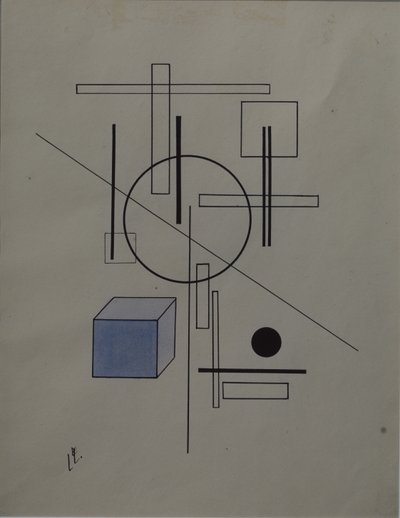 Összeállítás, 1920 alkotó: Eliezer Markowich Lissitzky
