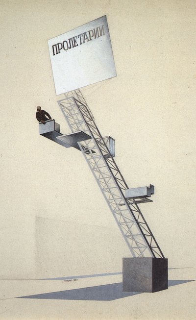 Lenin Tribune alkotó: Eliezer Markowich Lissitzky