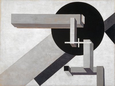 Proun 1 D, 1919 alkotó: Eliezer Markowich Lissitzky