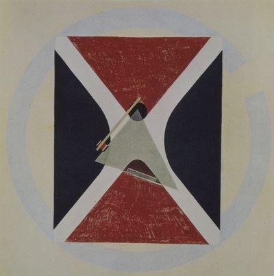Proun 43, 1924 alkotó: Eliezer Markowich Lissitzky