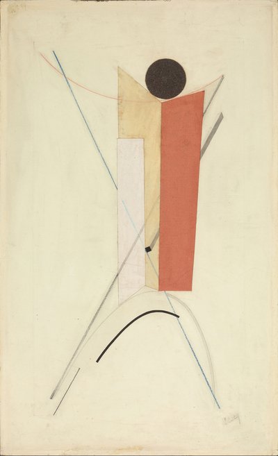 Proun 43 Variant, 1922 körül. alkotó: Eliezer Markowich Lissitzky