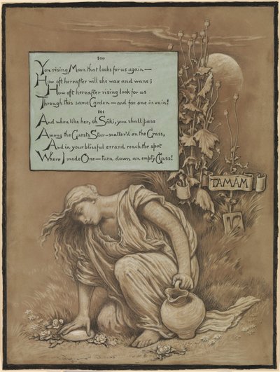 (Illusztráció Omar Khajjám Rubáijátjához) In memoriam alkotó: Elihu Vedder