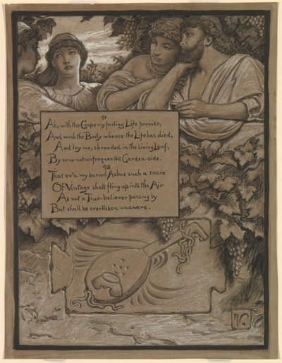 (Illusztráció Omar Khayyám Rubáiyátjához) Omar sírja alkotó: Elihu Vedder