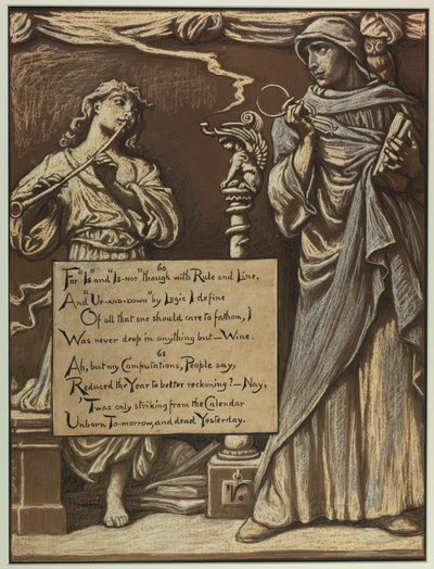 (Illusztráció Omar Khayyám Rubáiyátjához) Az ész válása alkotó: Elihu Vedder