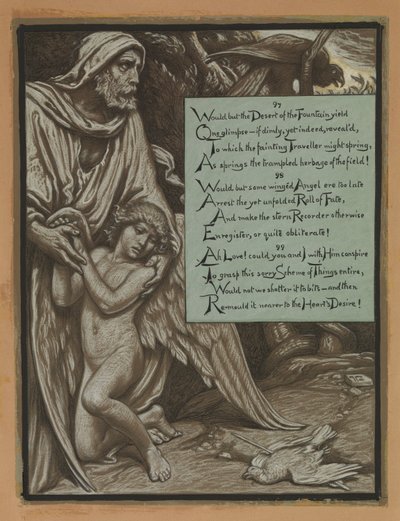 (Illusztráció Omar Khayyám Rubáiyátjához) A bocsánat rendszer alkotó: Elihu Vedder