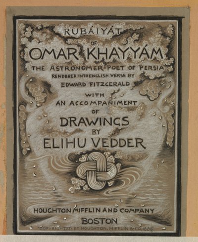 (Illusztráció Omar Khayyám Rubáiyátjához) Címoldal alkotó: Elihu Vedder