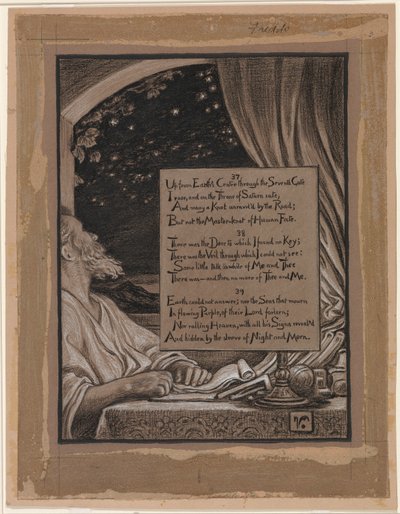 (Illusztráció Omar Khayyám Rubáiyátjához) Hiú kérdezősködés alkotó: Elihu Vedder