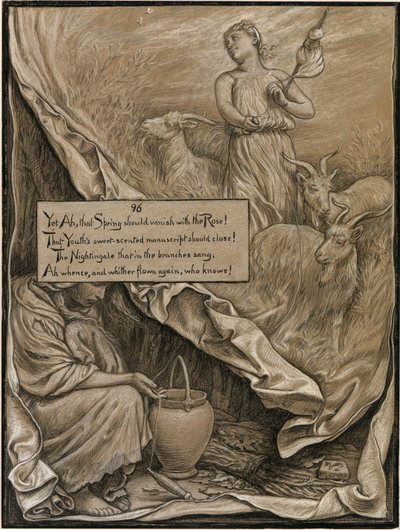 (Illusztráció Omar Khayyám Rubáiyátjához) Fiatalság és életkor alkotó: Elihu Vedder