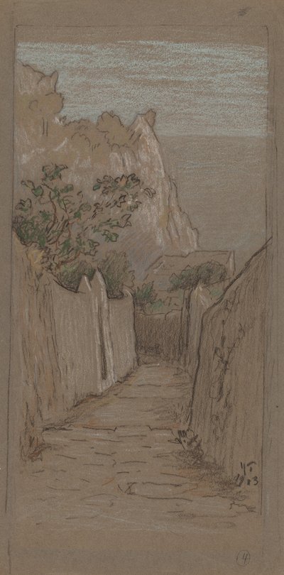 Capri, 1913. alkotó: Elihu Vedder