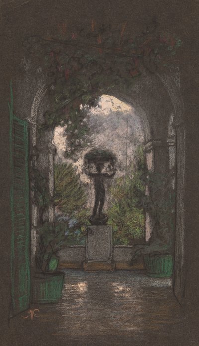 Capri, 1913. alkotó: Elihu Vedder