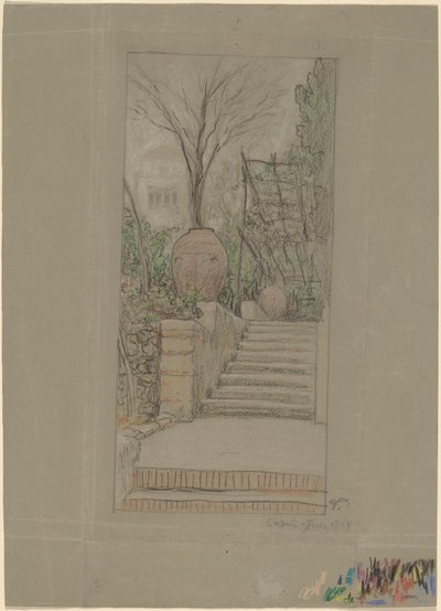 Capri, 1914. alkotó: Elihu Vedder